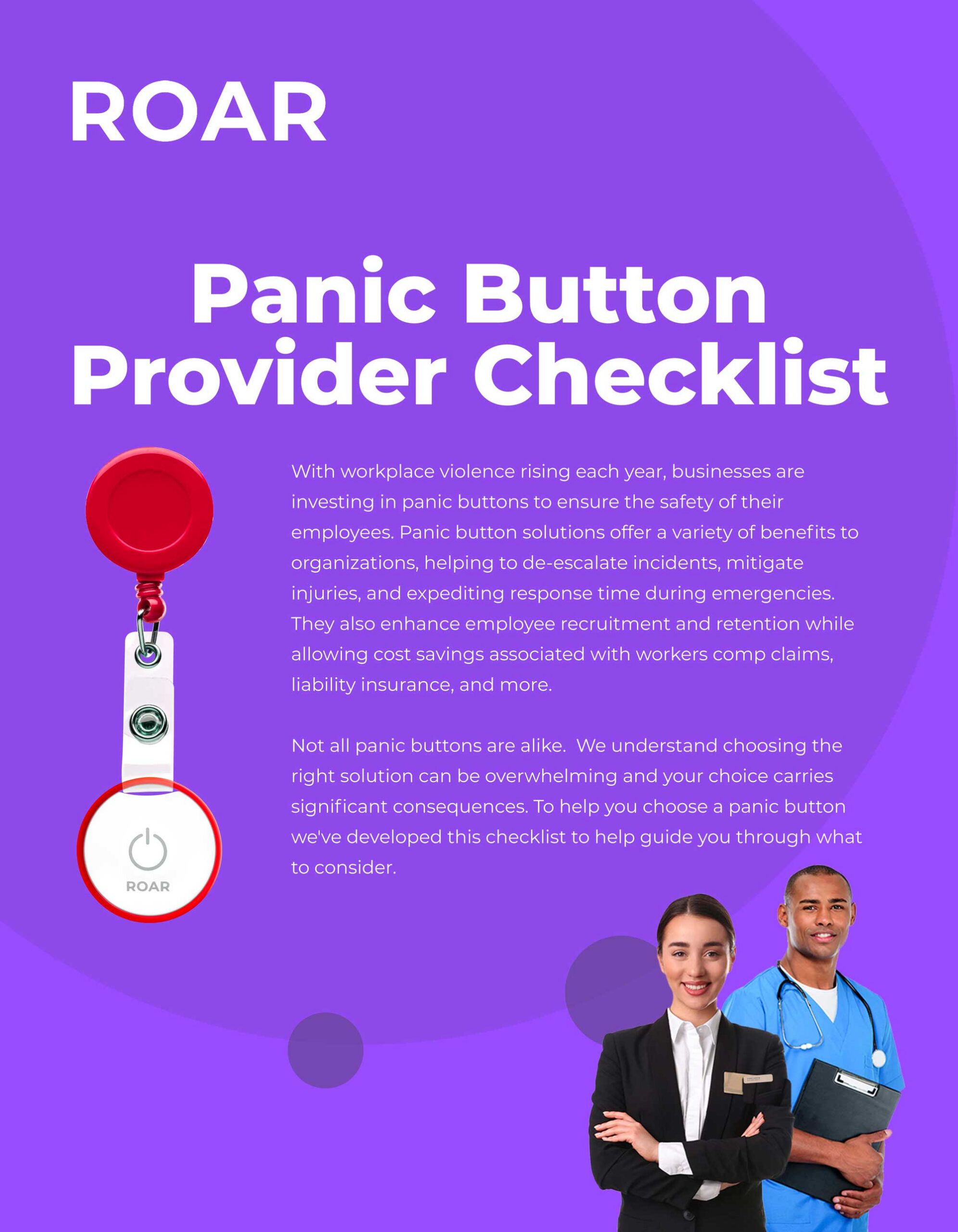 Panic Button Provider Checklist cover